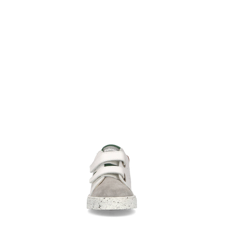 FALCOTTO Sneaker bimbo bianca in pelle