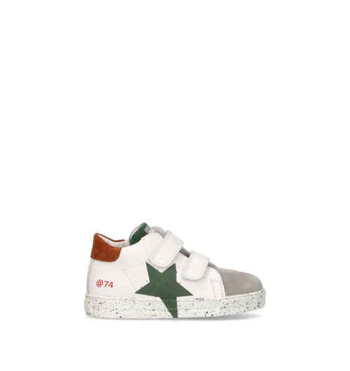 FALCOTTO Sneaker bimbo bianca in pelle