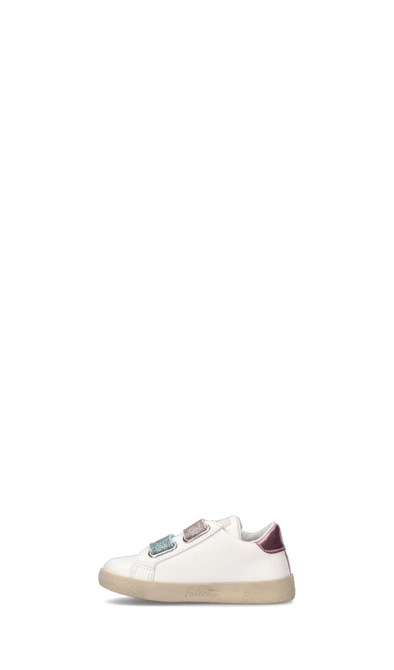 FALCOTTO Sneaker bimba bianca in pelle