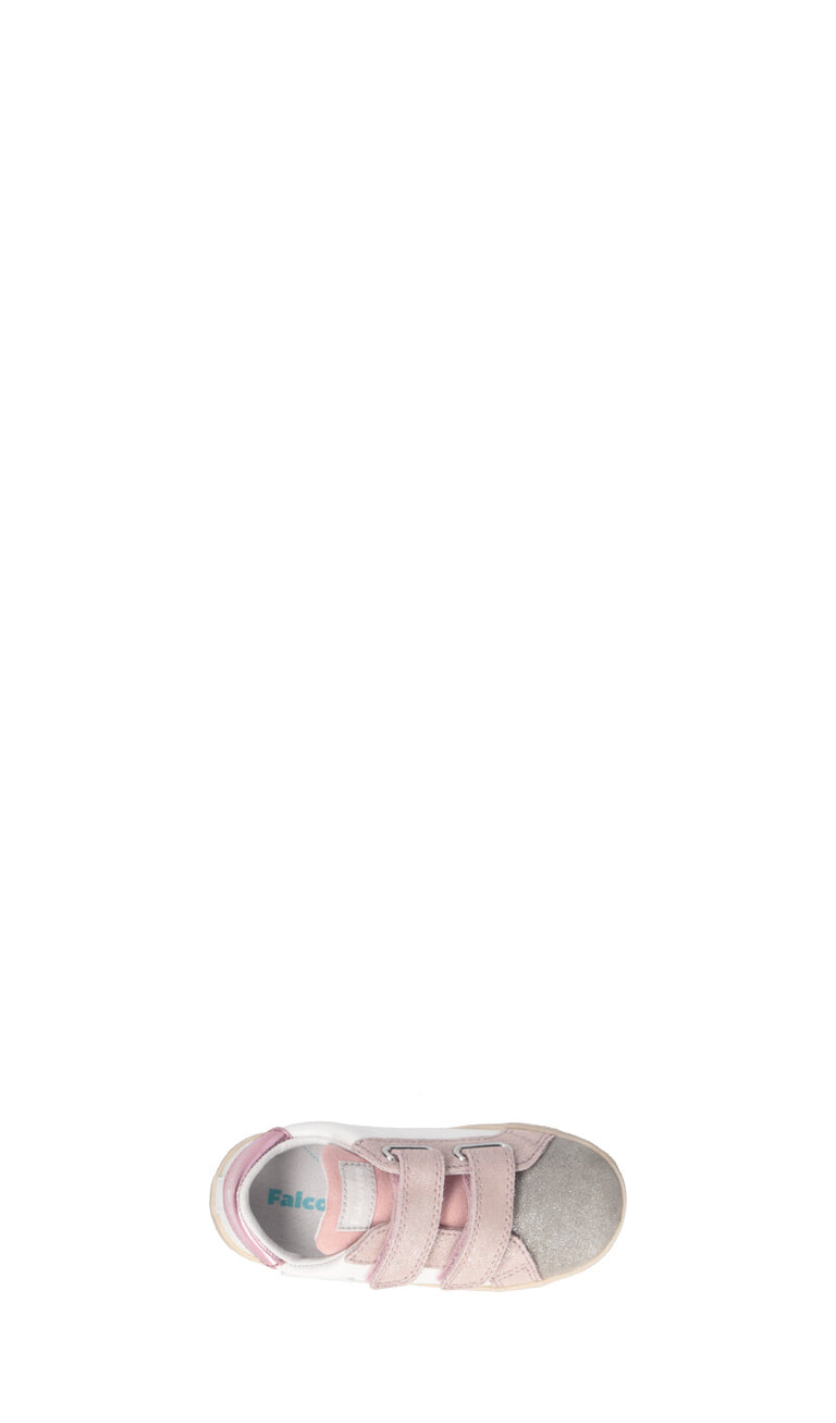 FALCOTTO Sneaker bimba bianca/rosa