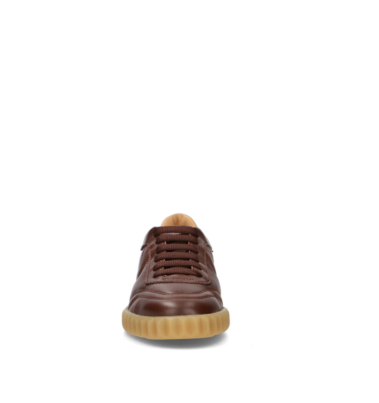 VOILE BLANCHE Sneaker donna marrone in pelle