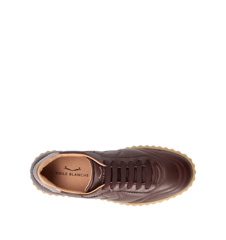 VOILE BLANCHE Sneaker donna marrone in pelle