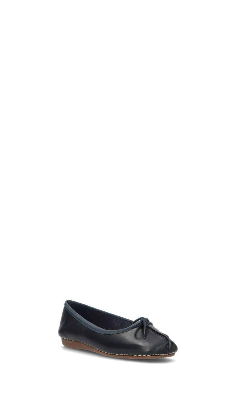 CLARKS CORE Ballerina donna blu in pelle