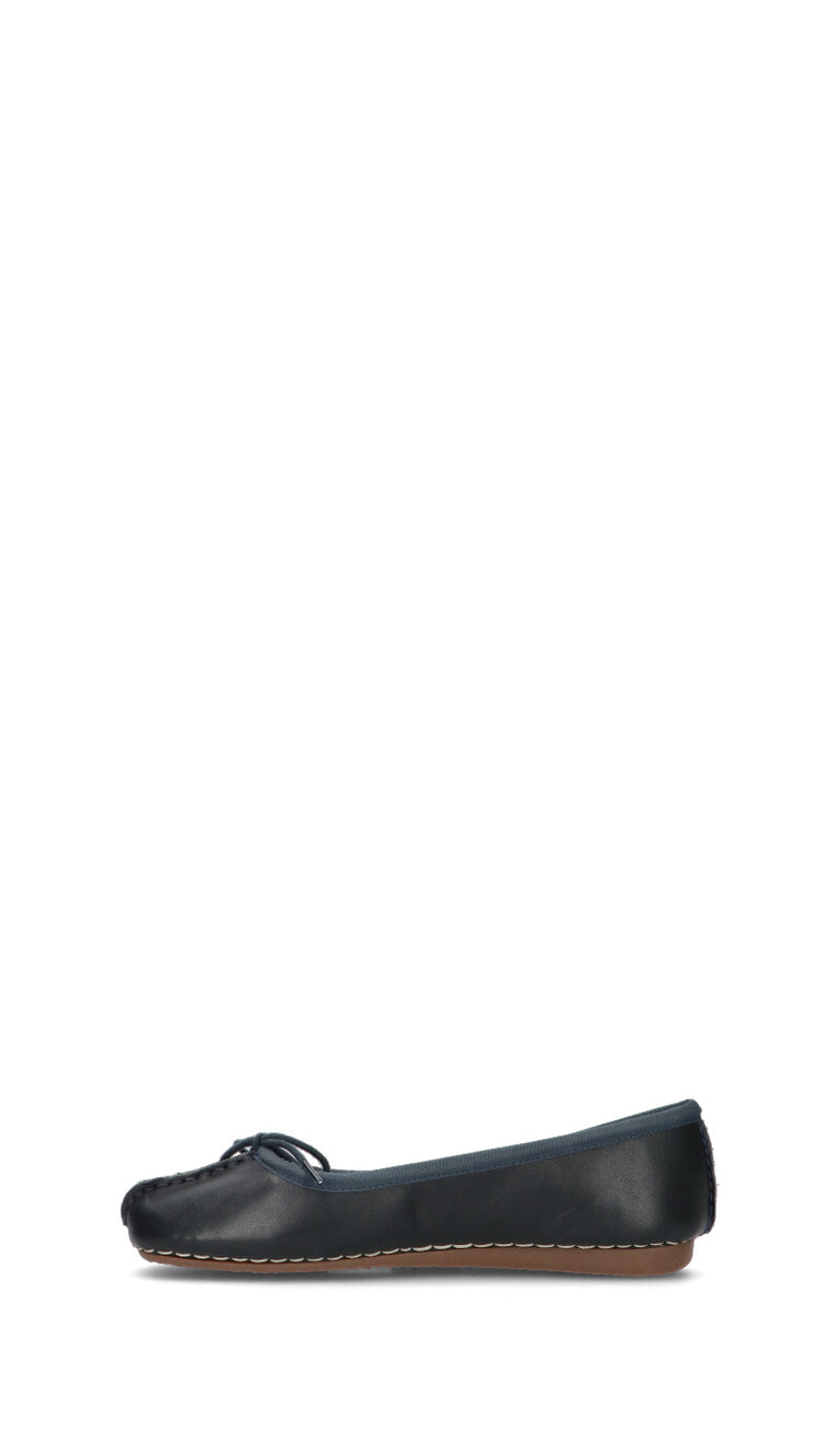 CLARKS CORE Ballerina donna blu in pelle