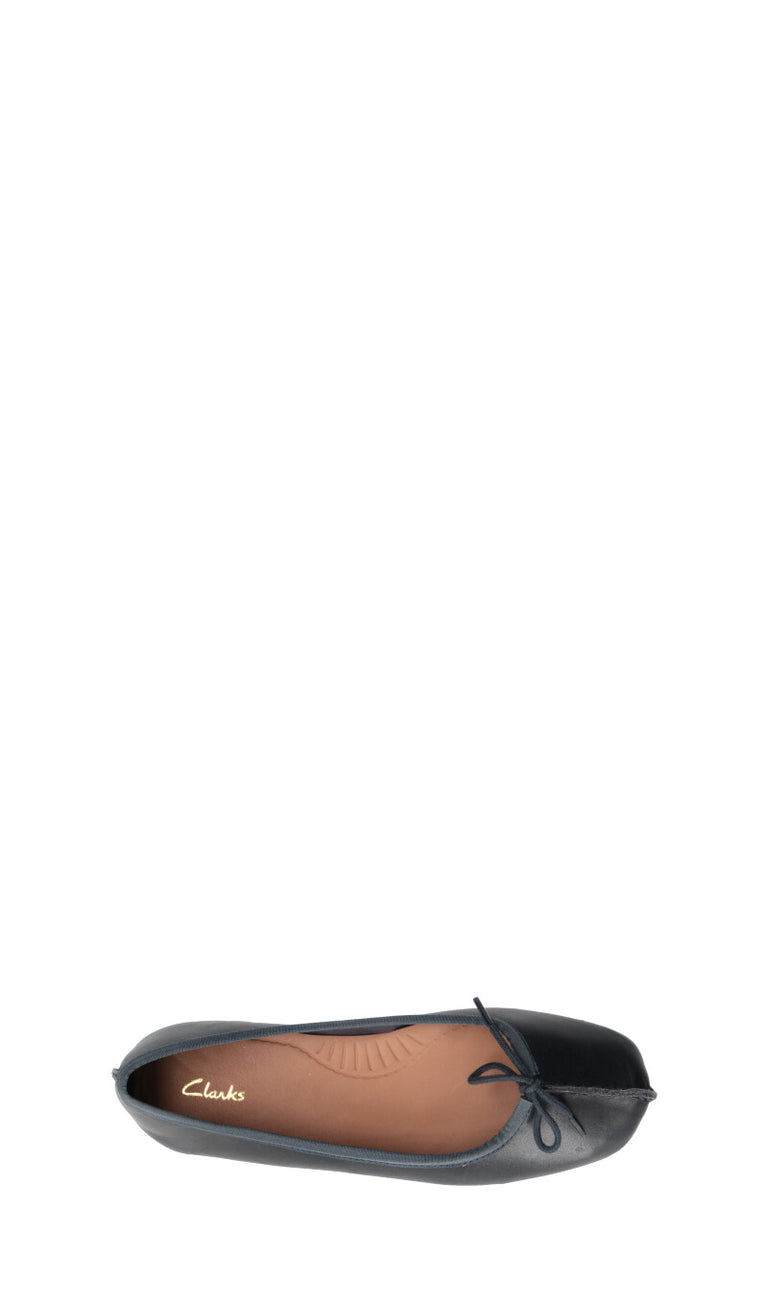 CLARKS CORE Ballerina donna blu in pelle
