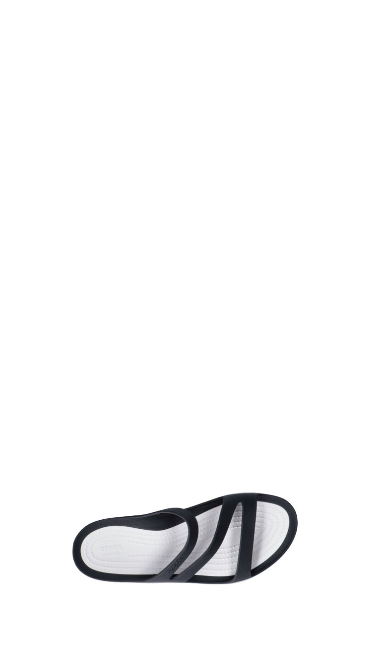 CROCS Ciabatta donna nera/bianca