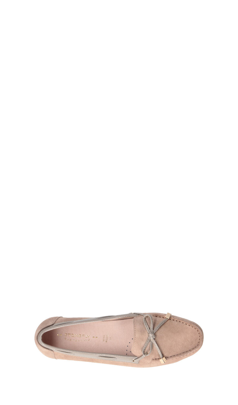STONEFLY Mocassino donna taupe in suede