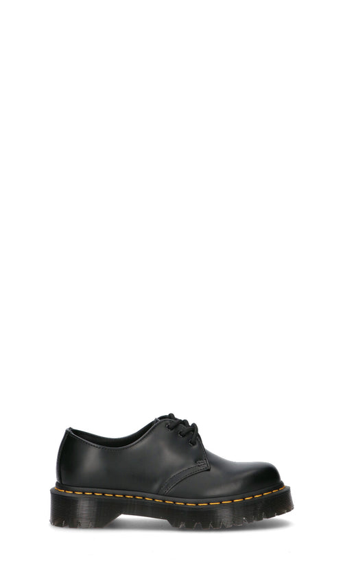 DR. MARTENS Stringata donna nera in pelle