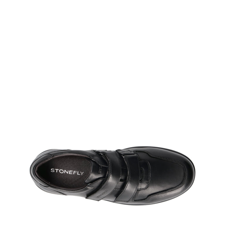 STONEFLY Sneaker uomo nera in pelle