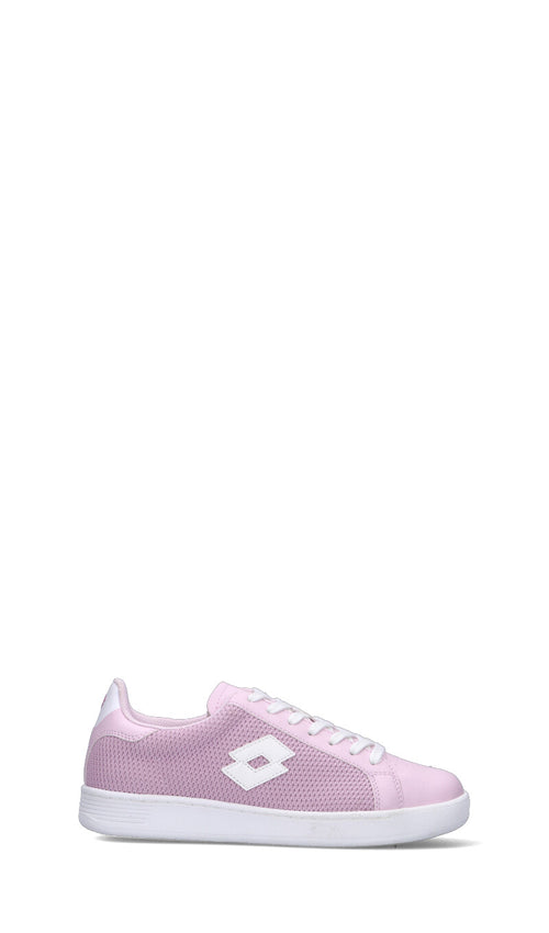 LOTTO Sneaker donna rosa in tessuto.