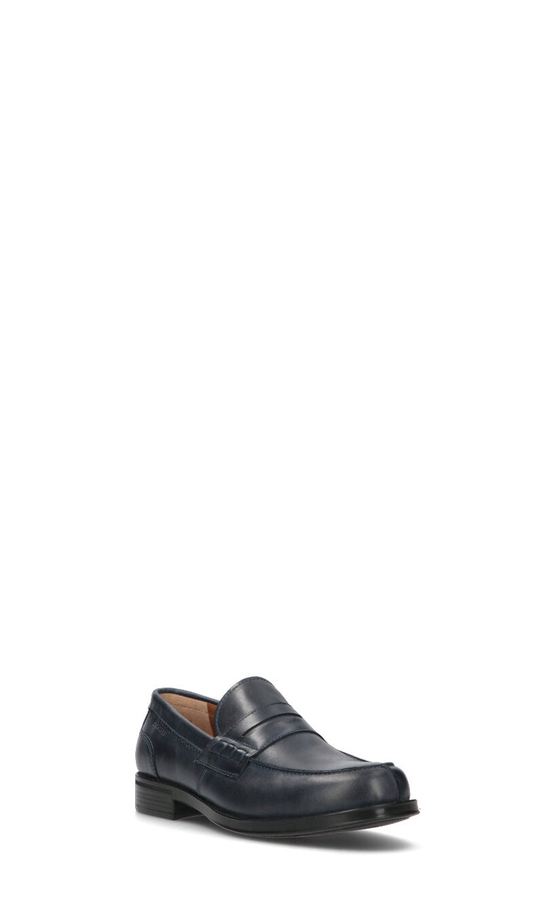 STONEFLY Mocassino uomo blu in pelle