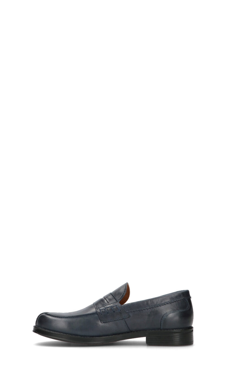 STONEFLY Mocassino uomo blu in pelle
