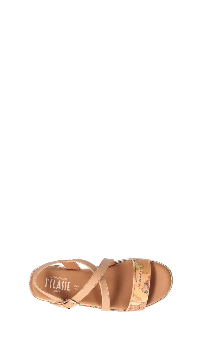 ALVIERO MARTINI Sandalo ragazza beige/geo