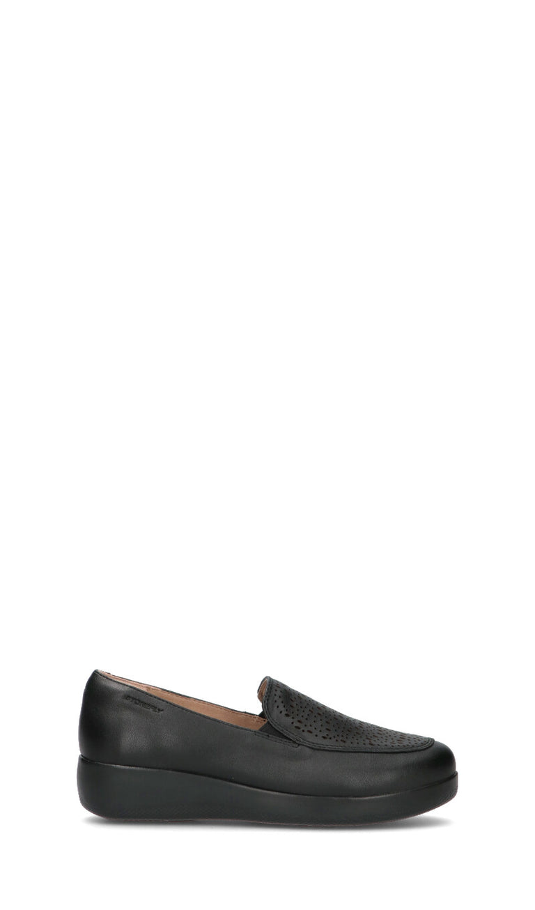 STONEFLY Mocassino comfort donna nero in pelle