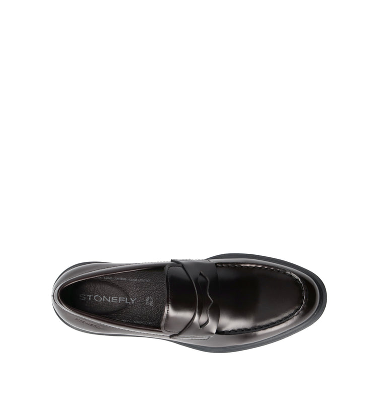 STONEFLY Mocassino uomo marrone in pelle