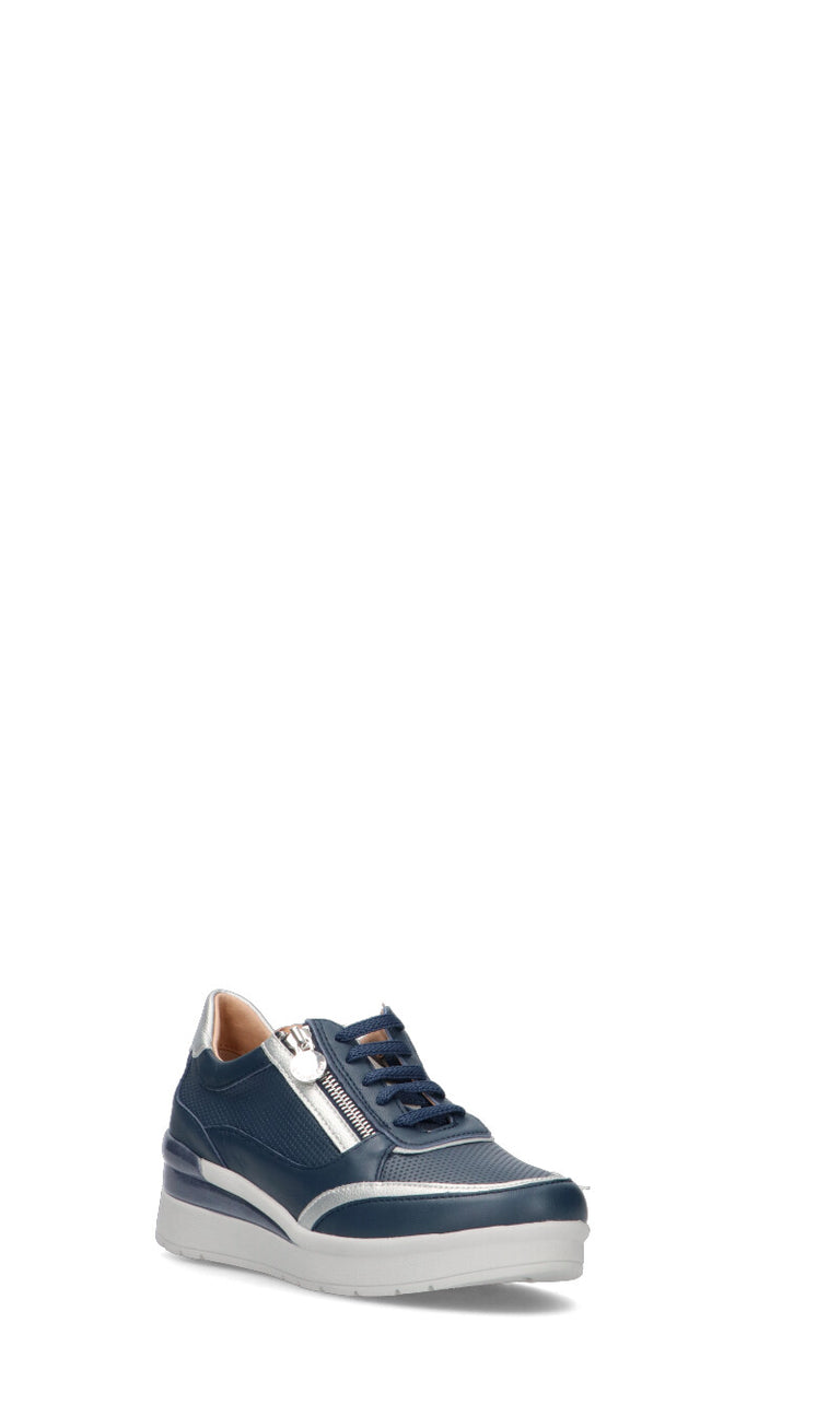 STONEFLY Sneaker donna blu in pelle