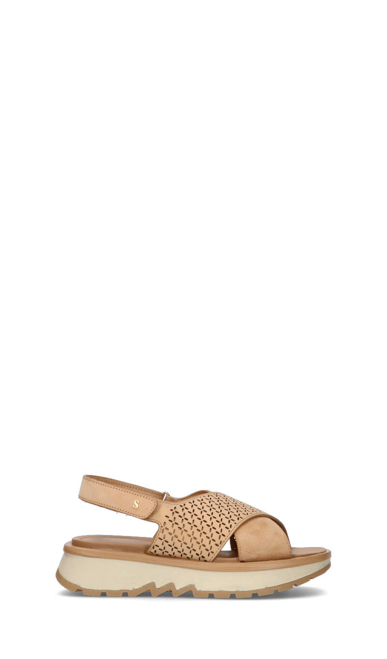STONEFLY Sandalo donna marrone in pelle