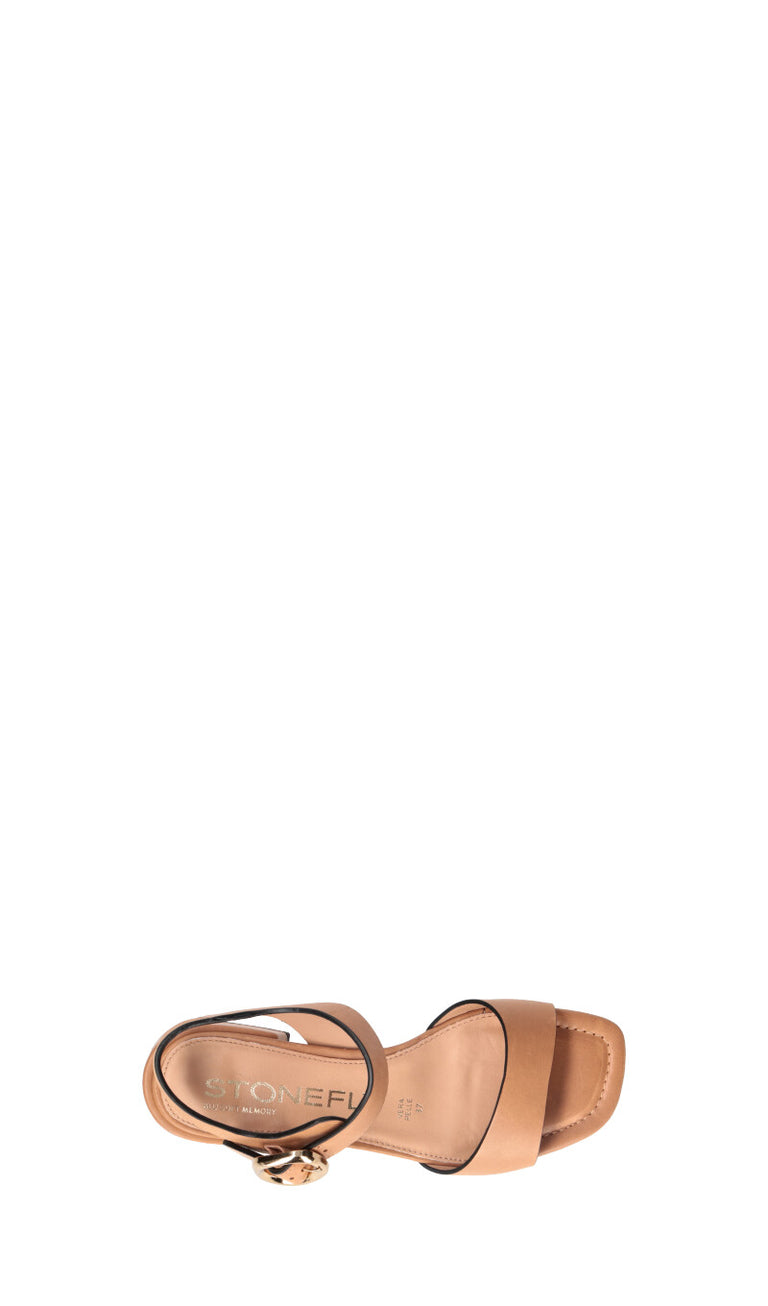 STONEFLY Sandalo donna marrone in pelle