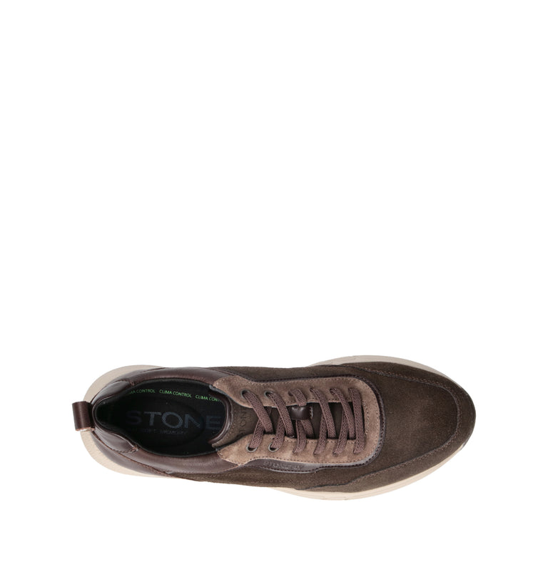 STONEFLY Sneaker uomo marrone in suede