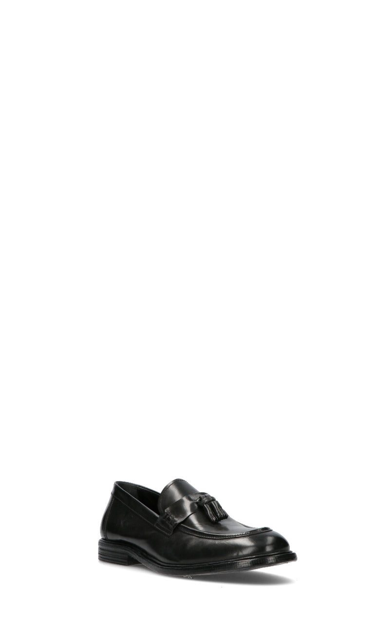 PAWELK'S Mocassino uomo nero in pelle