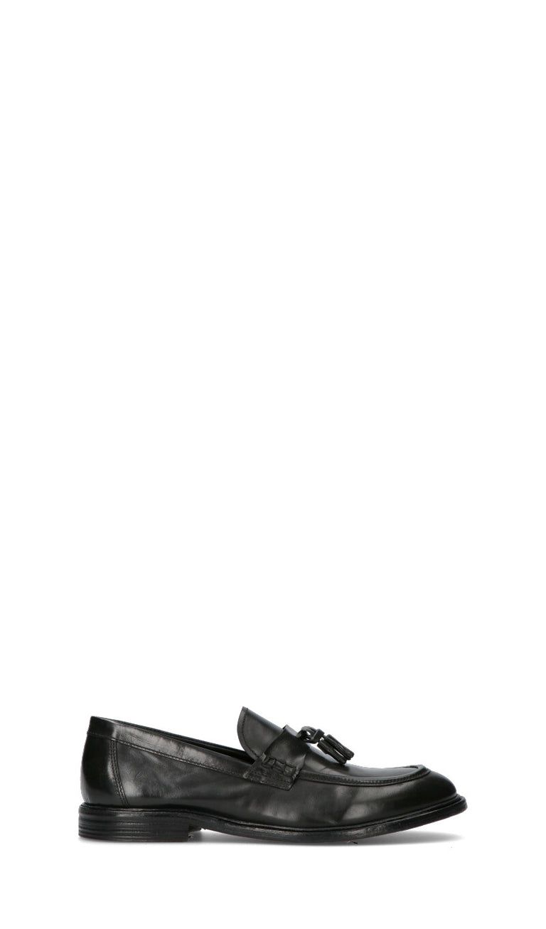 PAWELK'S Mocassino uomo nero in pelle