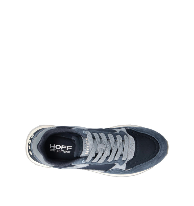 HOFF Sneaker donna blu in suede