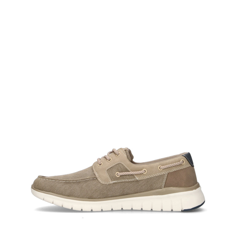 RHAPSODY Scarpa barca uomo beige