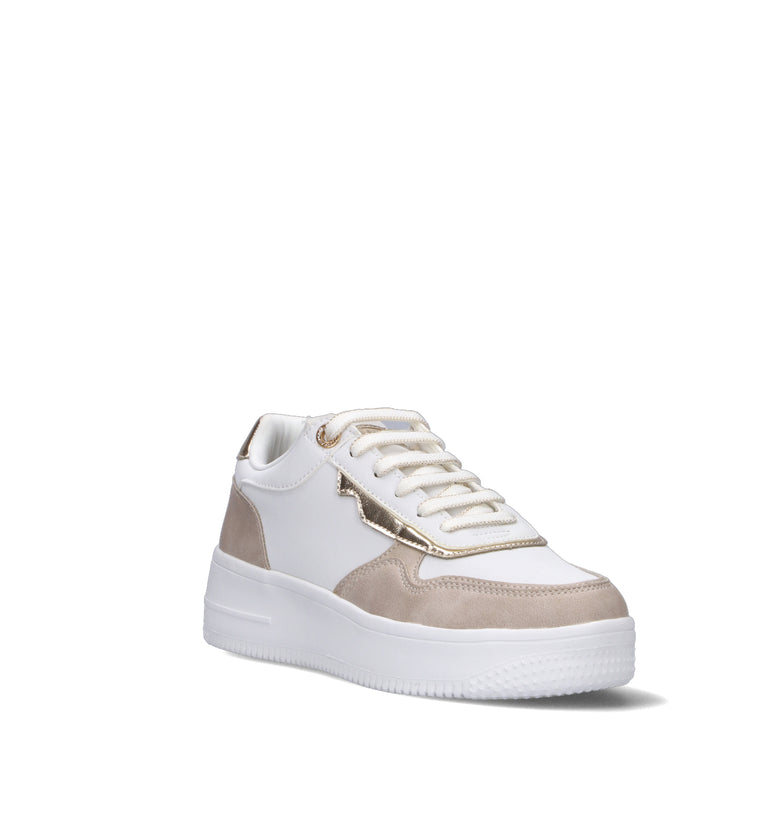 RHAPSODY Sneaker donna bianca/beige