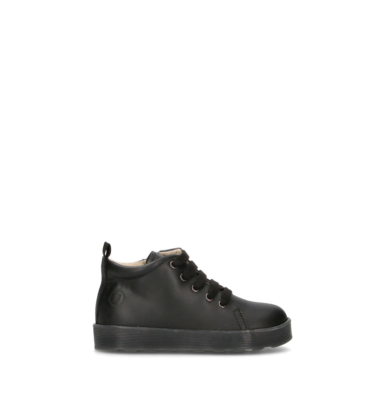 FALCOTTO Polacco bimbo nero in pelle