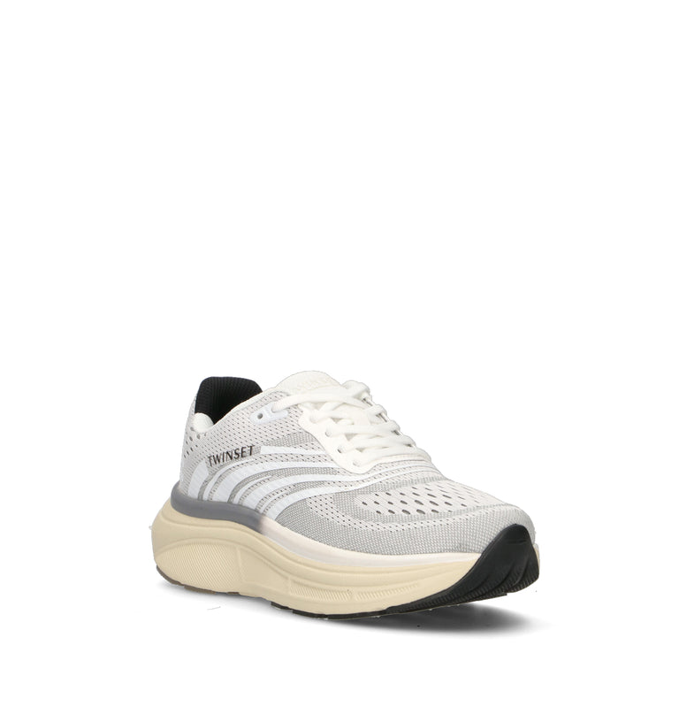 TWIN SET-SIMONA BARBIERI Sneaker donna bianca/grigia