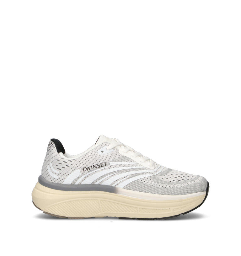 TWIN SET-SIMONA BARBIERI Sneaker donna bianca/grigia
