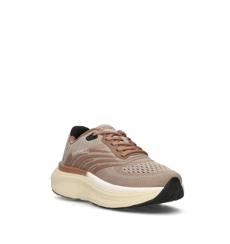 TWIN SET-SIMONA BARBIERI Sneaker donna beige