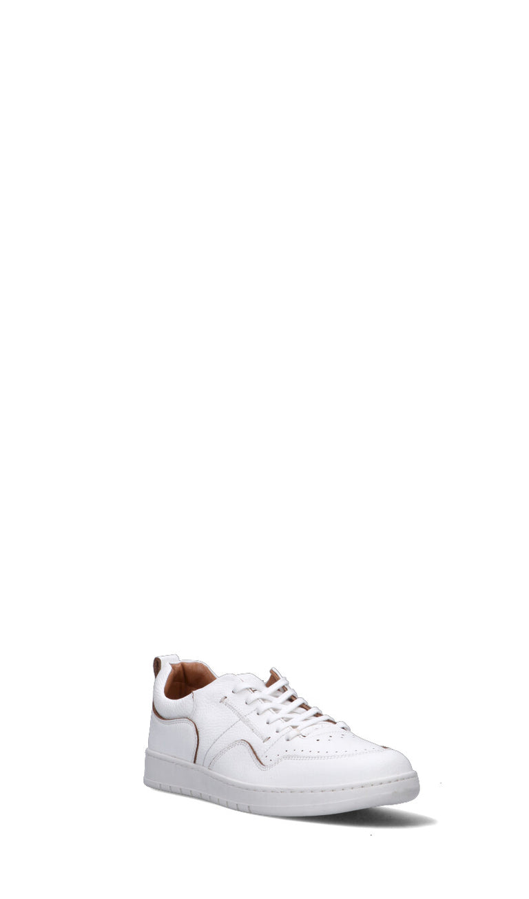 PAWELK'S Sneaker uomo bianca in pelle