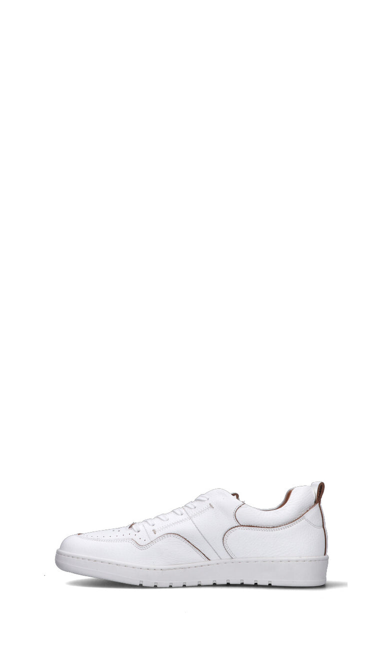 PAWELK'S Sneaker uomo bianca in pelle