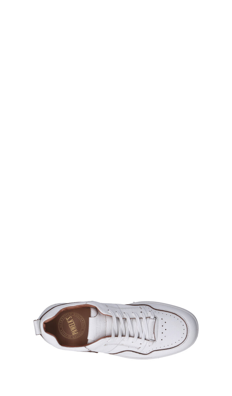 PAWELK'S Sneaker uomo bianca in pelle