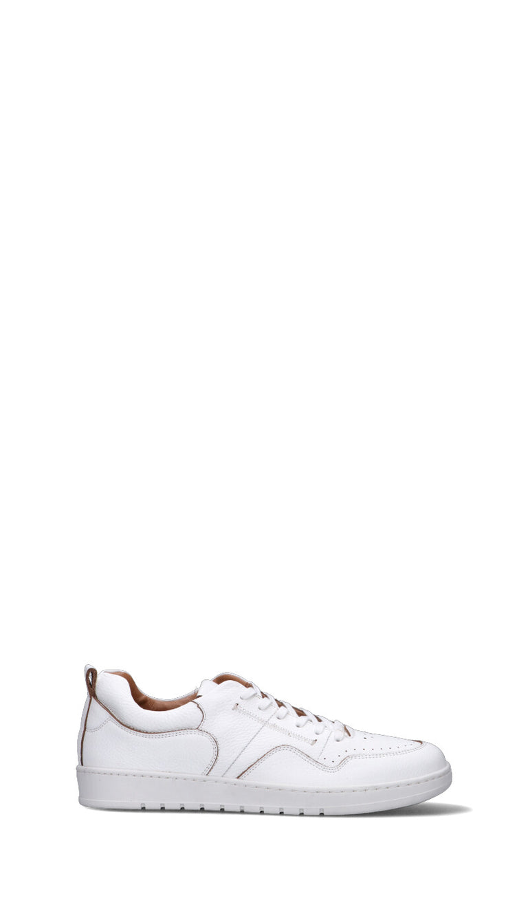 PAWELK'S Sneaker uomo bianca in pelle