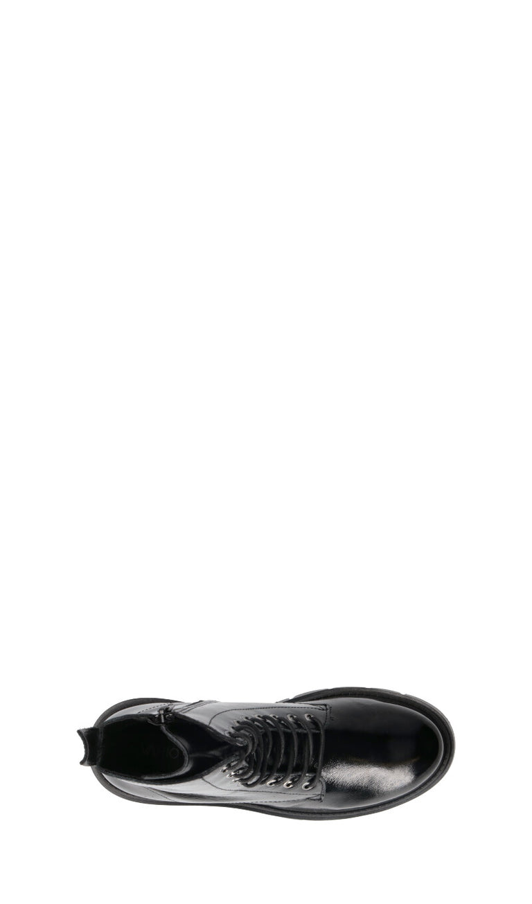 VARIOPINTO Anfibio donna nero in pelle