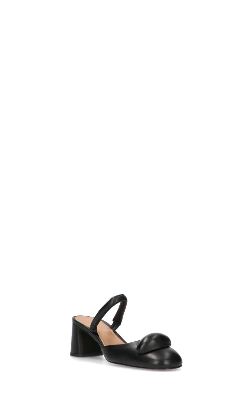 CHANTAL 1962 Sabot donna nera in pelle