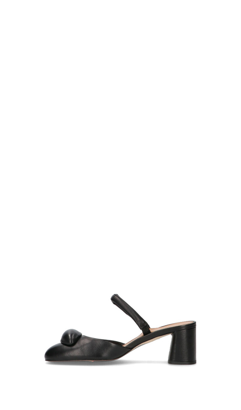 CHANTAL 1962 Sabot donna nera in pelle