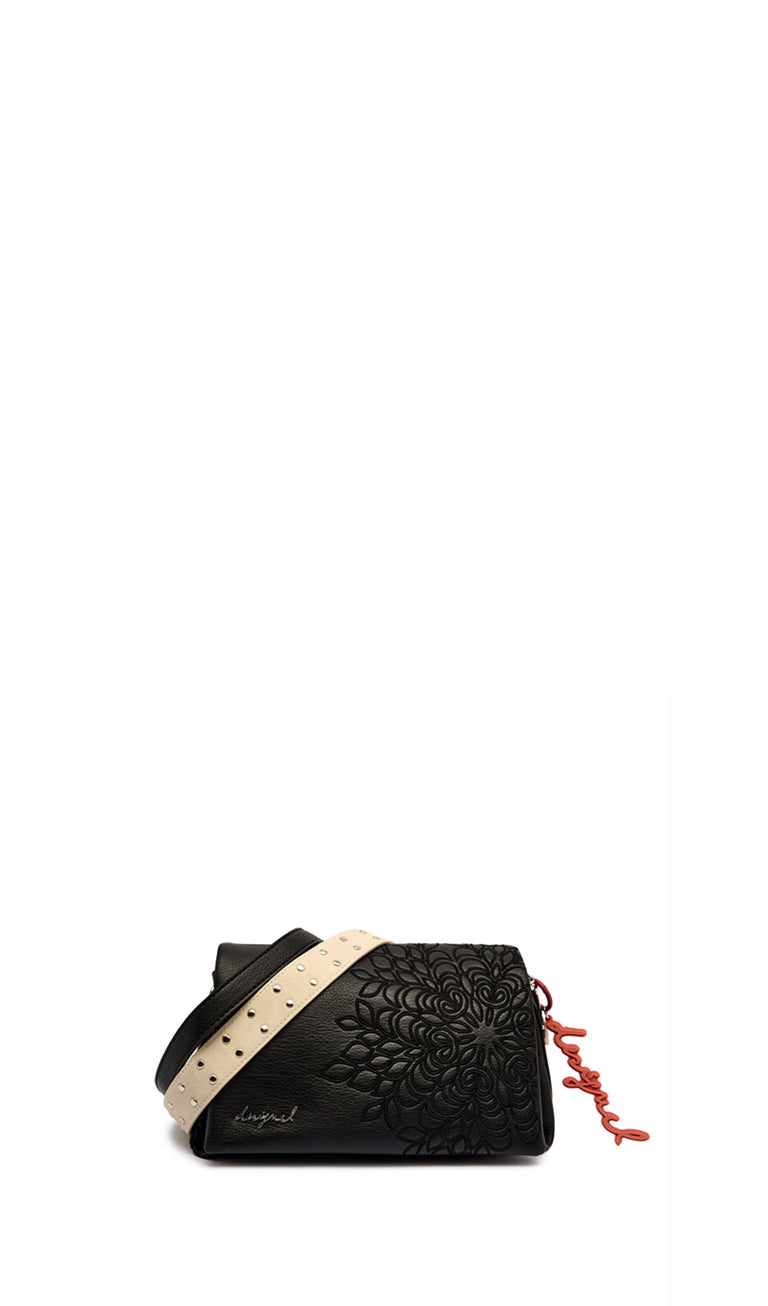 DESIGUAL Tracolla donna nera