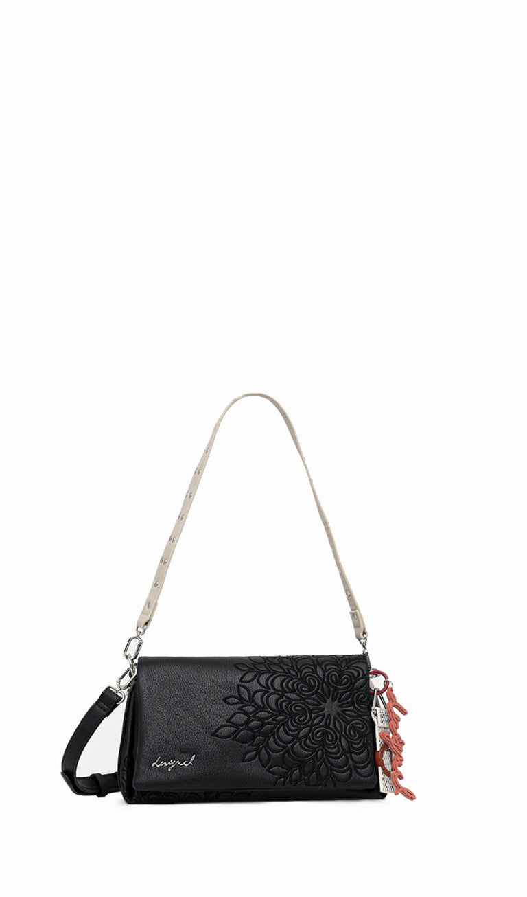 DESIGUAL Tracolla donna nera