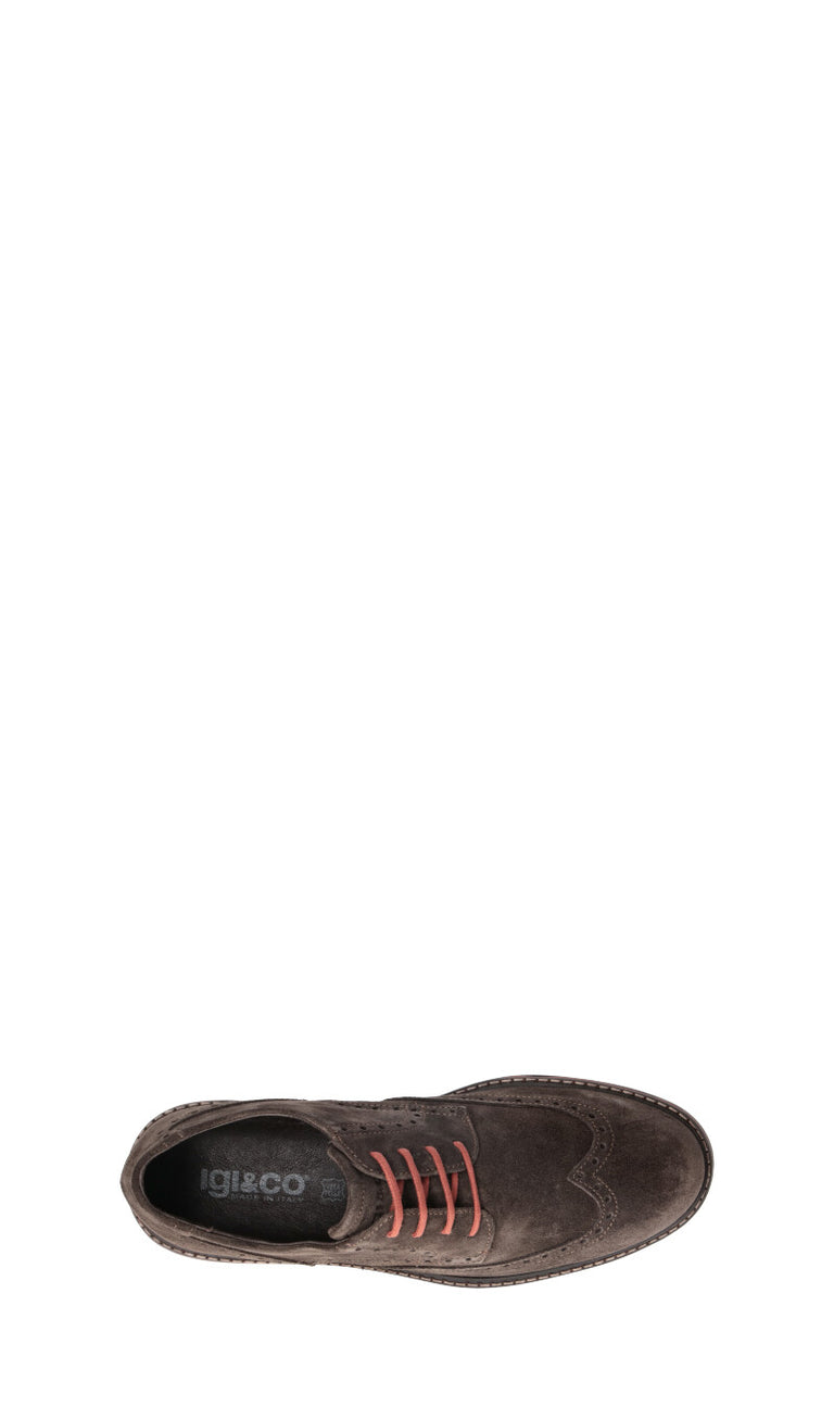 IGI&CO Stringata uomo marrone in suede