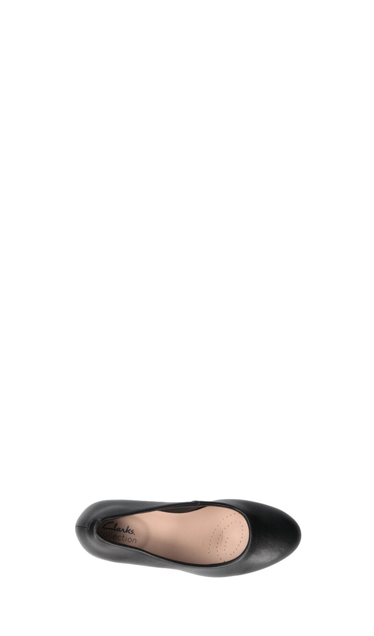 CLARKS ESSENTIALS Décolleté donna nera in pelle