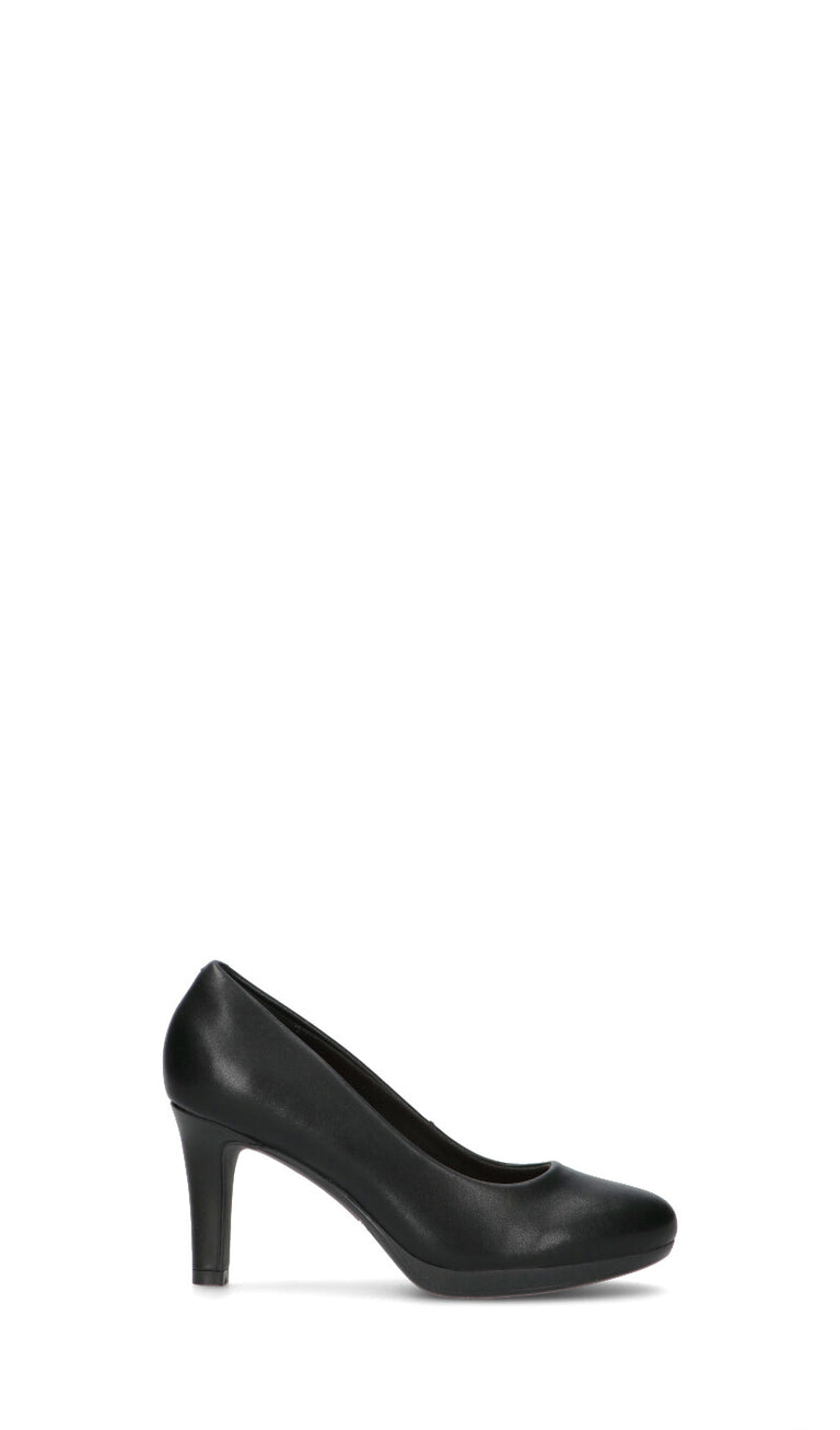 CLARKS ESSENTIALS Décolleté donna nera in pelle