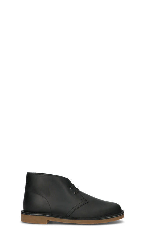 CLARKS ESSENTIALS Polacco uomo nero in pelle