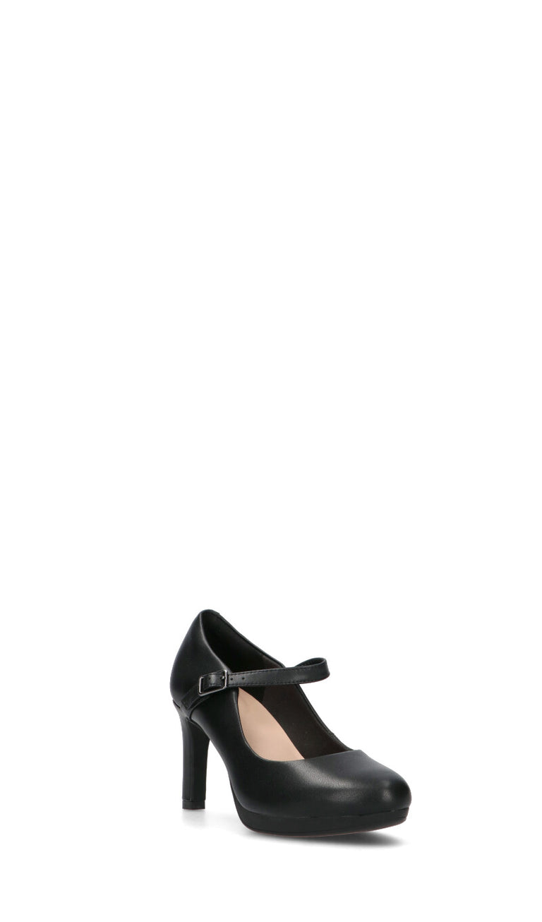 CLARKS ESSENTIALS Décolleté donna nera in pelle