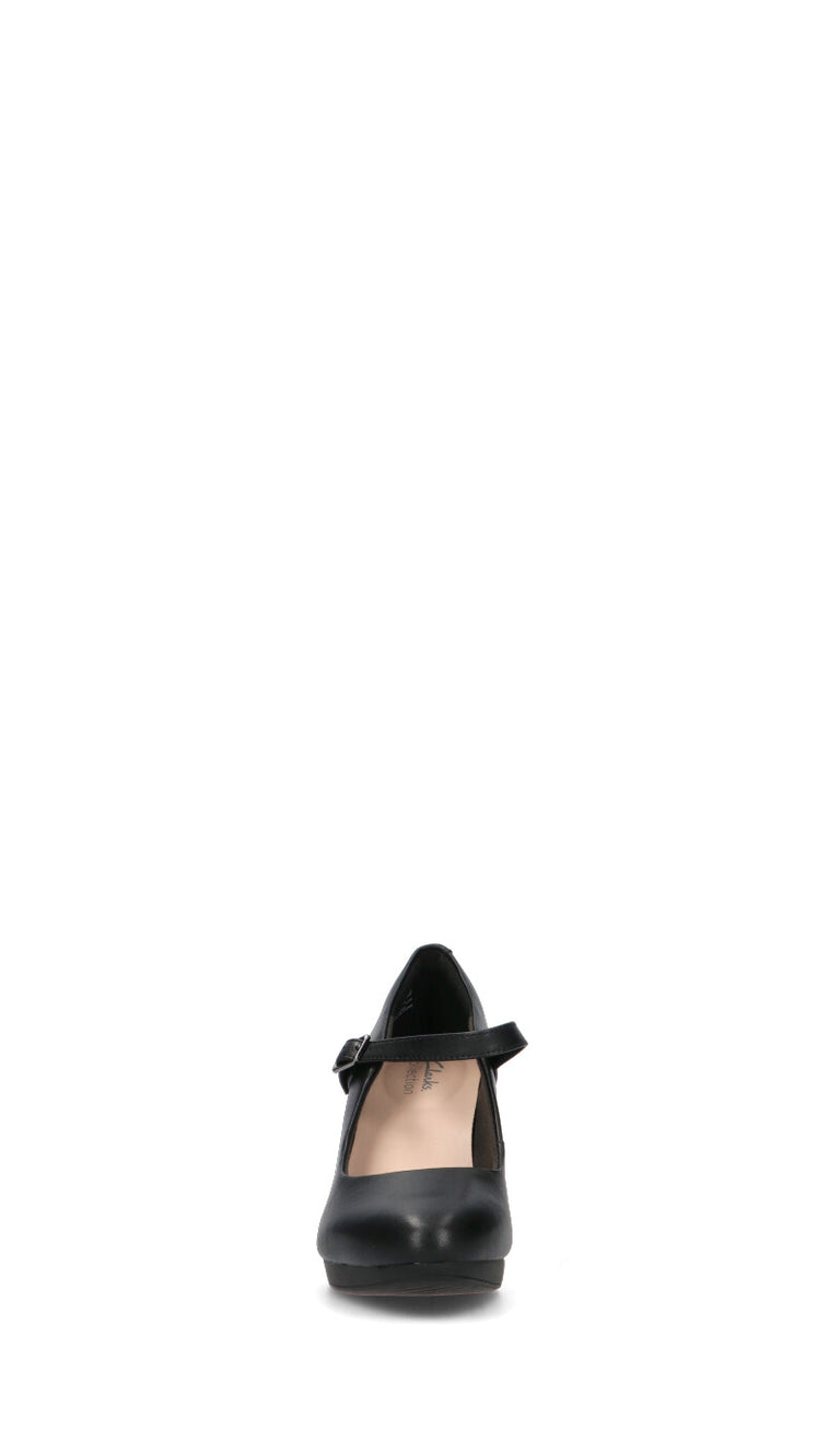 CLARKS ESSENTIALS Décolleté donna nera in pelle