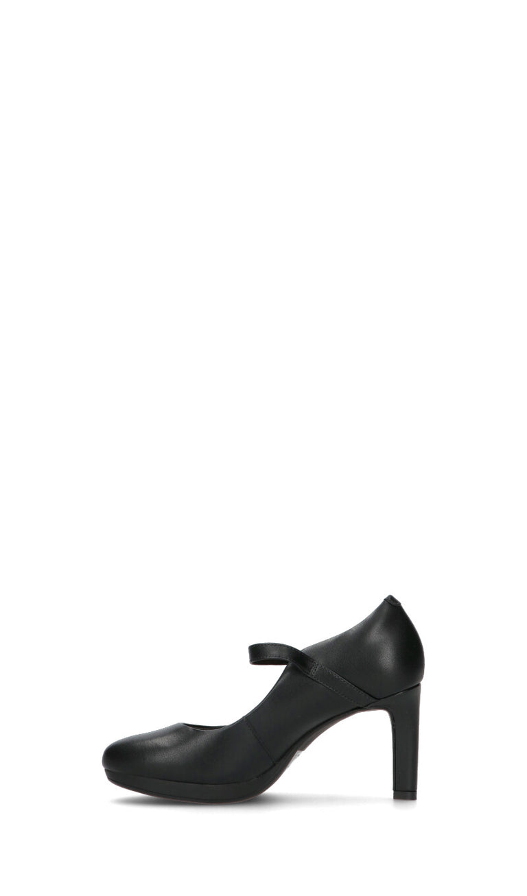 CLARKS ESSENTIALS Décolleté donna nera in pelle