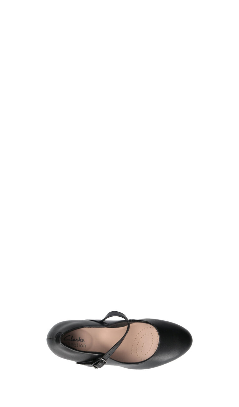 CLARKS ESSENTIALS Décolleté donna nera in pelle
