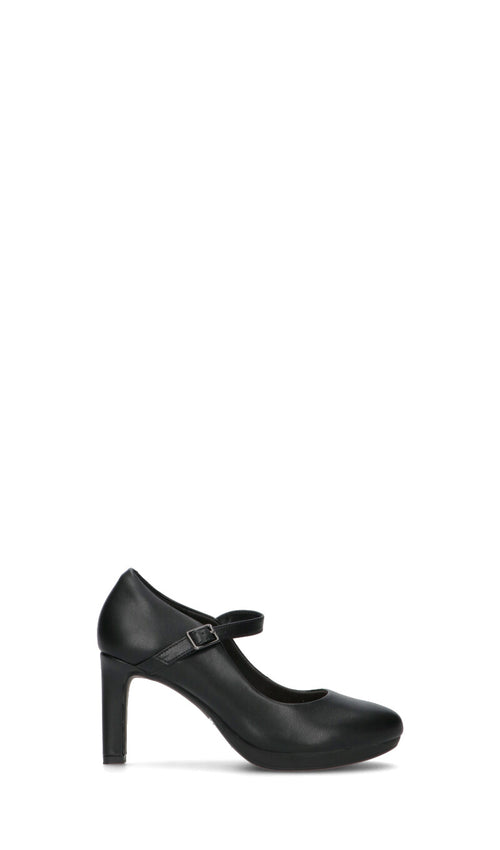 CLARKS ESSENTIALS Décolleté donna nera in pelle